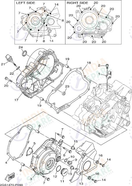 CRANKCASE COVER 1